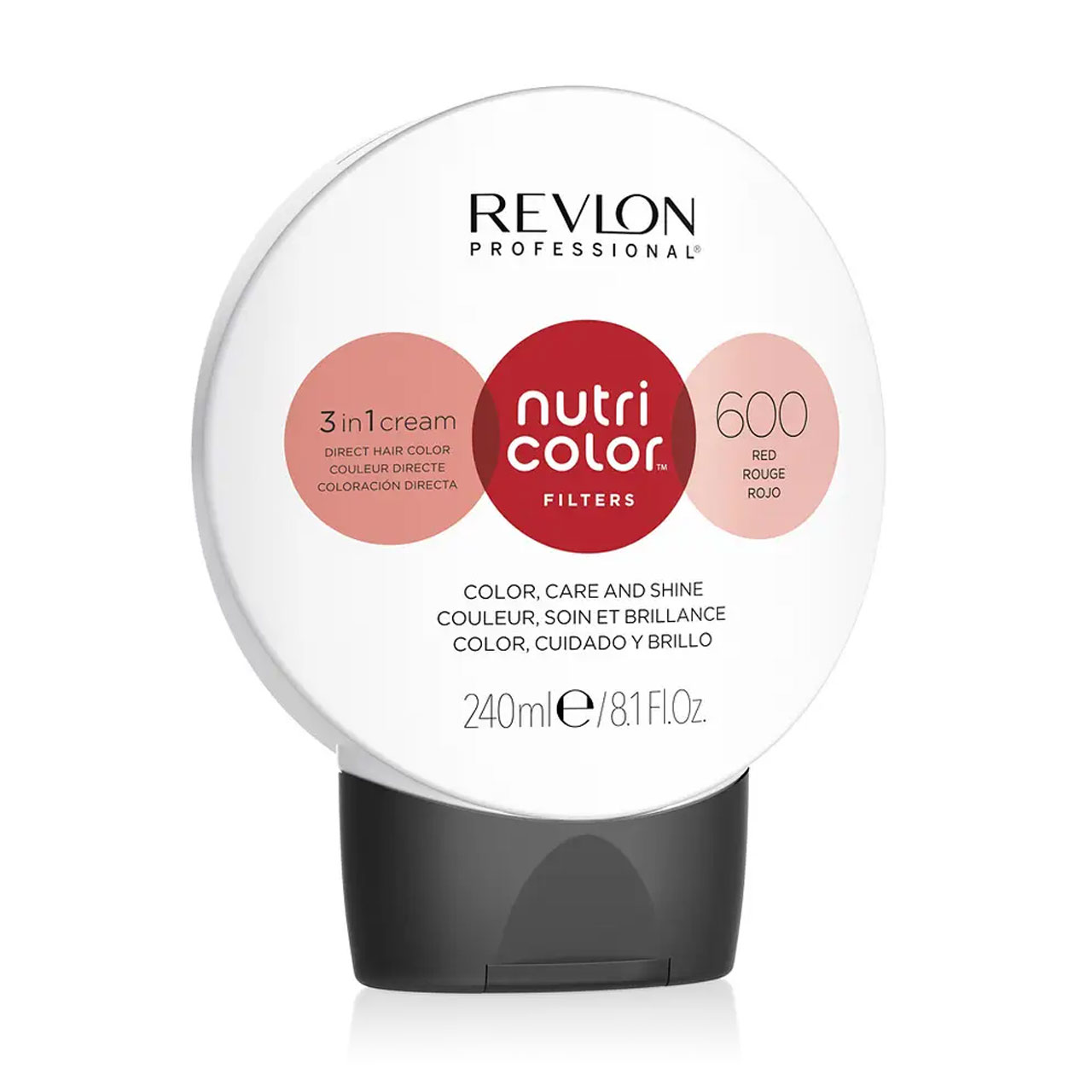 Тонувальна маска для волосся Revlon Professional Nutri Color Filters Fashion 600 Red, 240 мл